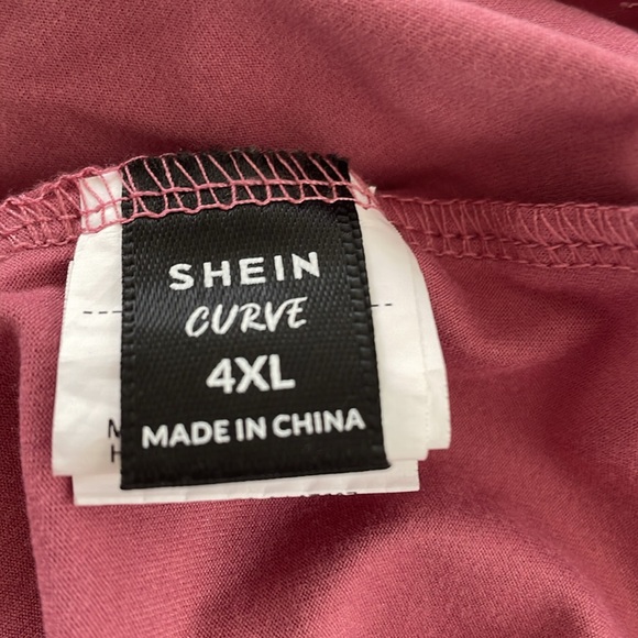 Cold shoulder blouse mauve in color - Picture 4 of 4